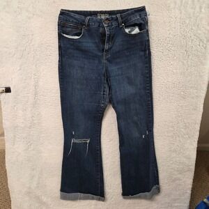 REWASH BRAND Womens Jeans Size 11 Bootcut‎ Distressed Medium Wash